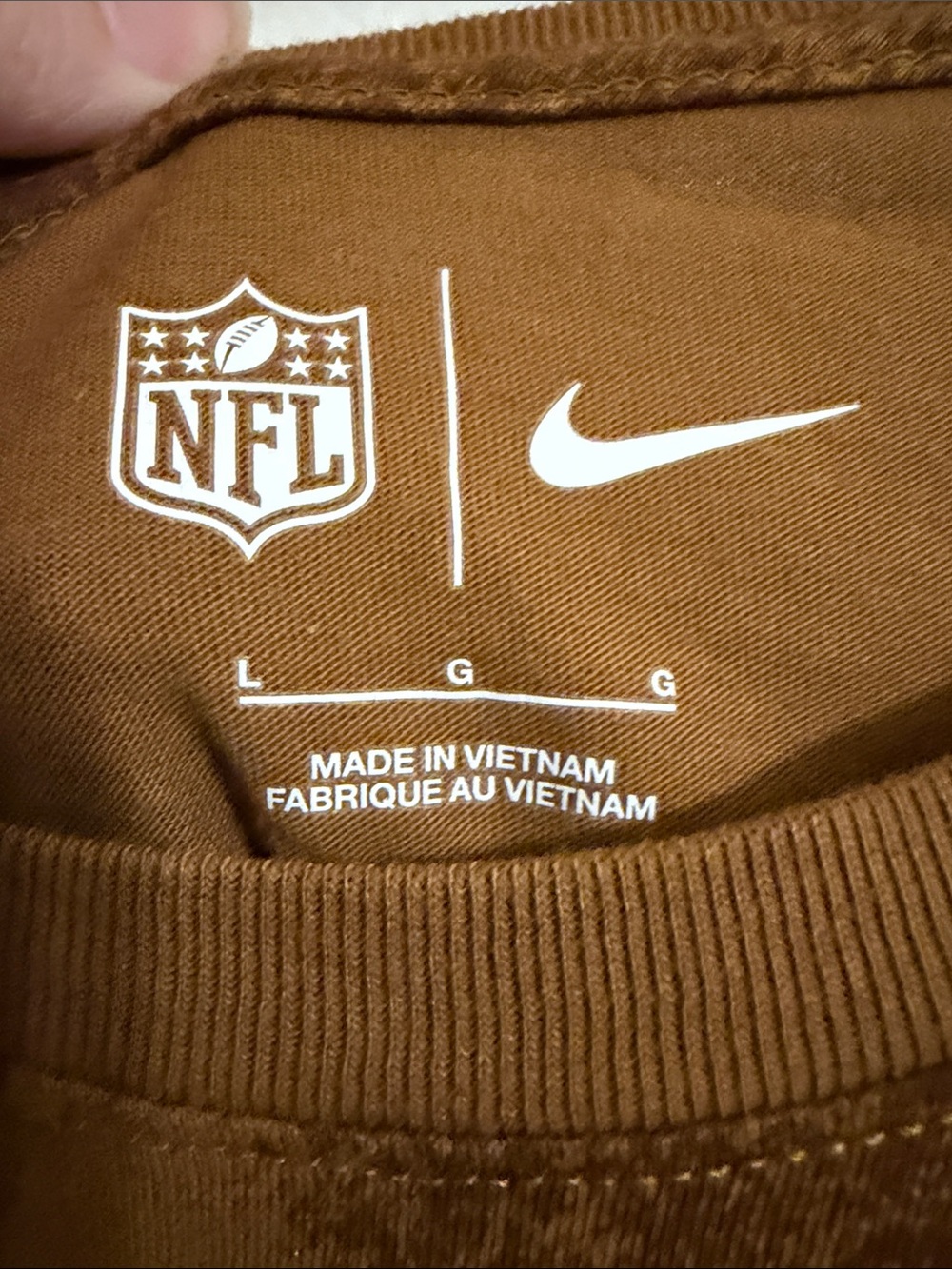 Green Bay Packers Salute to troops woman’s large long sleeve brown tyedye - Picture 3 of 6